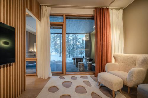 Sirkka Apartment | Auroras Gielas A4 by Aavalevi Holidays, Ski-in Ski-out, Mountain view