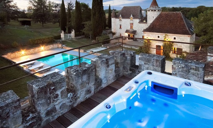 Saint-Caprais-de-Lerm Other | Authentic chateau near Agen with sauna
