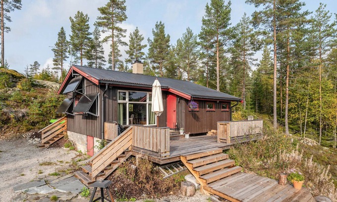 Aurskog-Holand House | Awesome home in Setskog with lake view