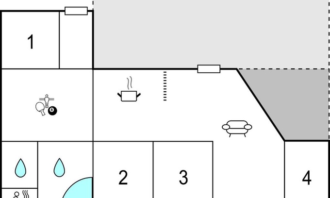 Skaven Strand House | Awesome home in Tarm w/ Sauna, WiFi and 4 Bedrooms