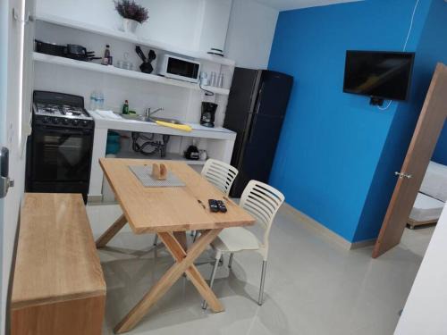 Tejalpa Apartment | Azul departamento 34 m2 Nuevo