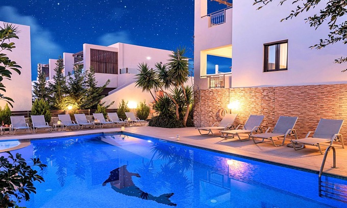 Skaleta Villa | Azure Horizon Villa Heated Pool, Beach at 550 m