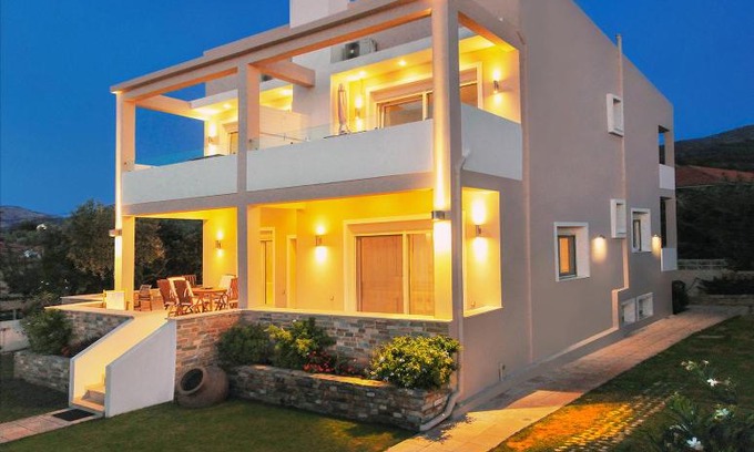 Skala Sotiros House | Balconies on Sea - The Garden Apt