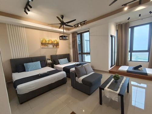 Malacca City Apartment | Bali Melaka SeaView WaterPark 2-5Pax 5minJonker Projector