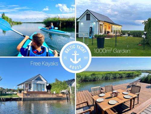 Swinoujscie Resort | Baltic Waterfront Yacht House - PRIVATE Garden & Watersports Included