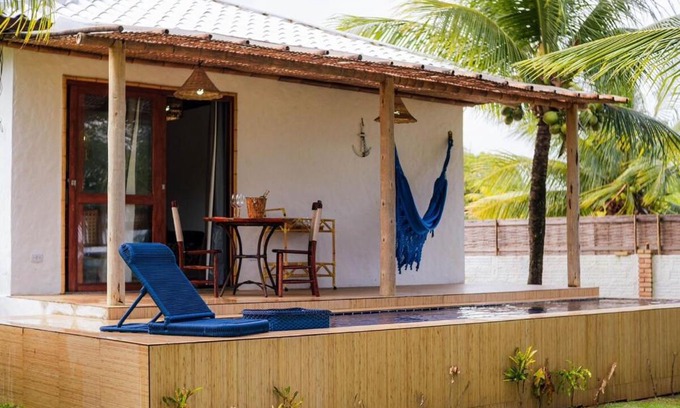 Japaratinga Ski Chalet | Bangalô com piscina - Japaratinga