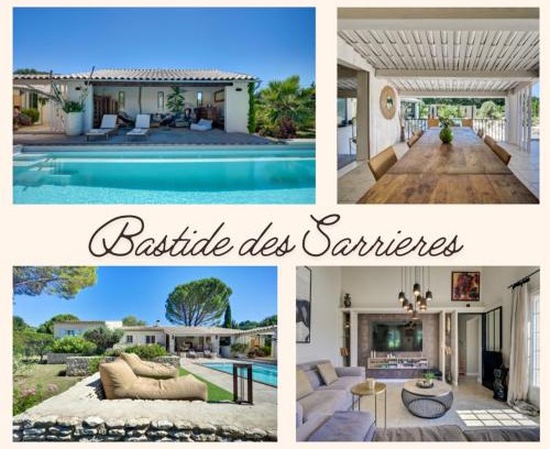 Lourmarin Villa | Bastide des Sarrières à -d'1 km de Lourmarin - Piscine chauffée, cuisine d'été, pool house, sauna