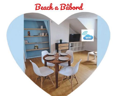 Saint-Martin-du-Littoral Apartment | Beach à Bâbord - plage a 300m, 4 Personnes, Le Havre