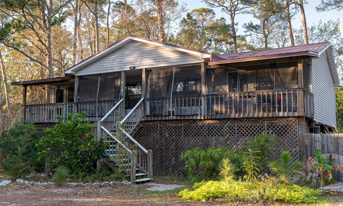 Dauphin Island Apartment | Beach Boho - Pet Friendly! Prime Location Close To The Bird Sanctuary, Bike Path, Billy Goat Hole Boat Launch As Well As The Mobile Bay Ferry! 2 Bedroom Apts by Redawning