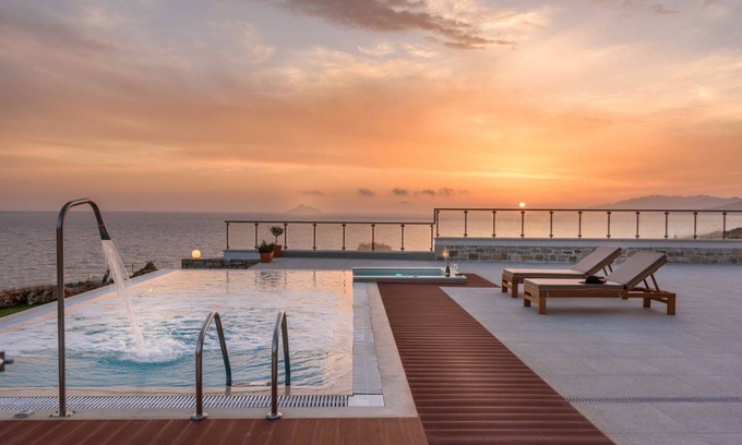 Kalamaki Villa | Beach - Delfini 2 dune villa, luxury in the Libyan Bay, Crete, south coast