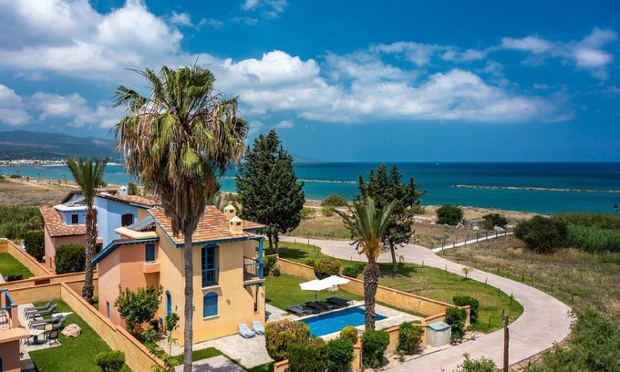 Polis House | Beach Front 3 Bedroom villa - 1st line from beach