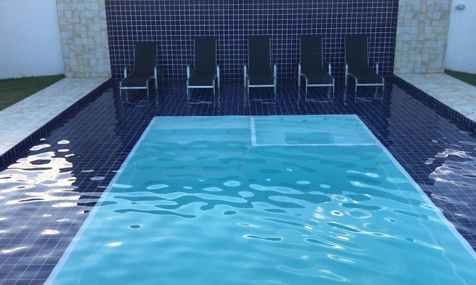 Sao Vicente de Paula House | Beach House with heated pool, whirlpool and gourmet area