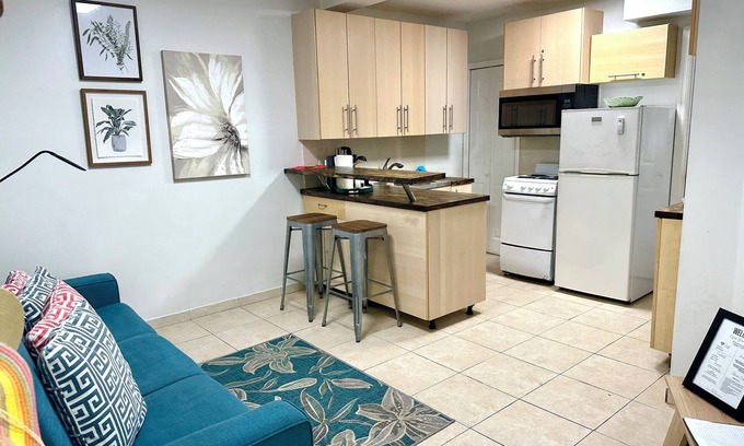 Hollywood South Central Beach Apartment | Beachfront 1BR/1BA at the Beach and Boardwalk entrance