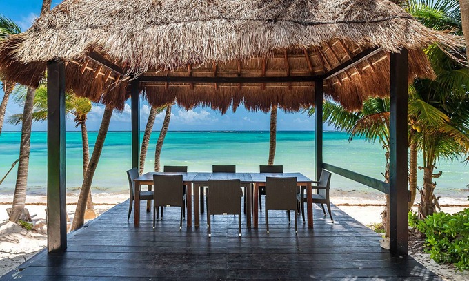 Soliman Bay Villa | Beachfront 9BR Villa near Tulum with Private Pool – Casa Yardena Luxury Retreat