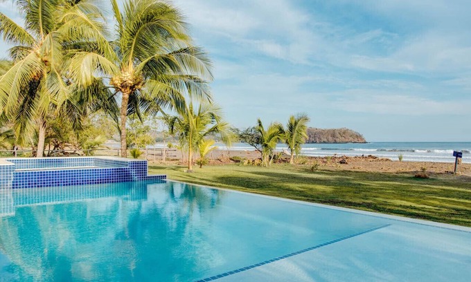 Las Escobas del Venado House | Beachfront home + private pool, Playa Venao, Sleeps 10+