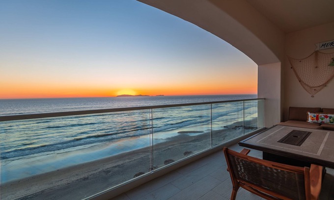 Rosarito Condo | Beachfront Luxury Condo, 3 Bedroom, Balcony, Beach access