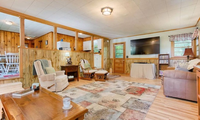 Linville Falls Cabin | Bear Crossing at Linville Falls!