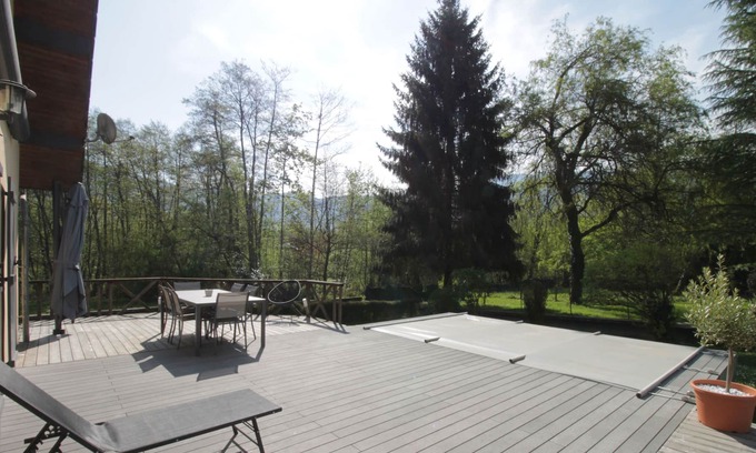 Saint-Alban-de-Montbel House | Beautiful family home av. heated swimming pool a few steps from Lake Aiguebelette
