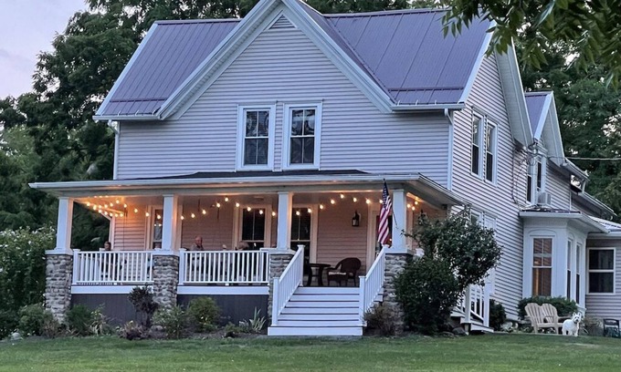 Seneca Falls House | Beautiful 5 bedroom Lake House across the street from Cayuga Lake.