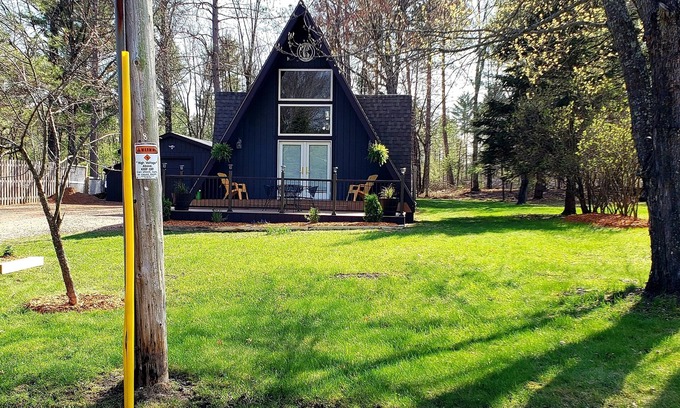 Hatfield Cottage | Beautiful A Frame Cottage located right on the ATV Trail-short walk to the Lake!