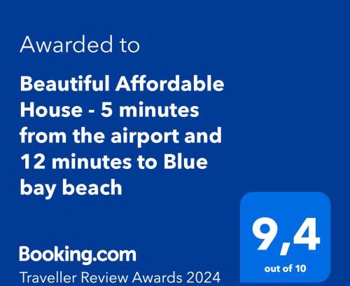 New Grove House | Beautiful Affordable House - 5 minutes from the airport and 12 minutes to Blue bay beach