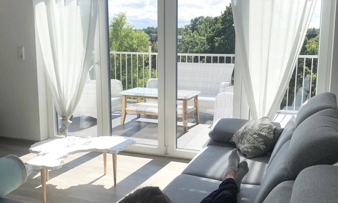 Surheide Apartment | Beautiful new 2 room apartment with roof terrace