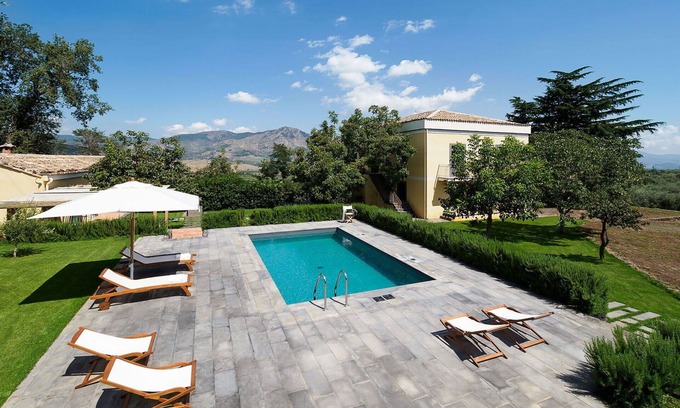 Rovittello Villa | Beautiful private villa for 10 guests with private pool, WIFI, TV, terrace and pets allowed