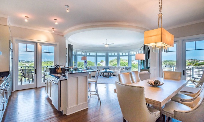 WaterSound Beach Condo | BEAUTIFUL VIEWS! WATERSOUND-Beachfront, Views from All Rooms, 3 Bdrms, Slps 8