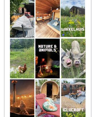 Almere House | Bed & Wellness Klein Knorrestein with private hottub and sauna and tandembike rental included in price