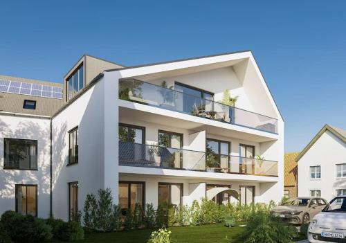 Krakow am See Apartment | Behagliche 5 Sterne FeWo, See, Sauna, Hund