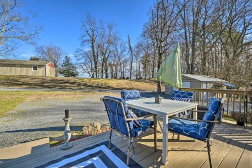 Berkeley Springs House | Berkeley Springs Vacation Home with Fire Pit!
