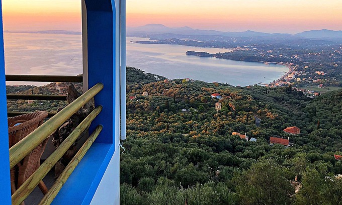 Spartylas House | 'Best Views in Corfu' - House Teigan, Villa Intaba, Spartilas Corfu Greece