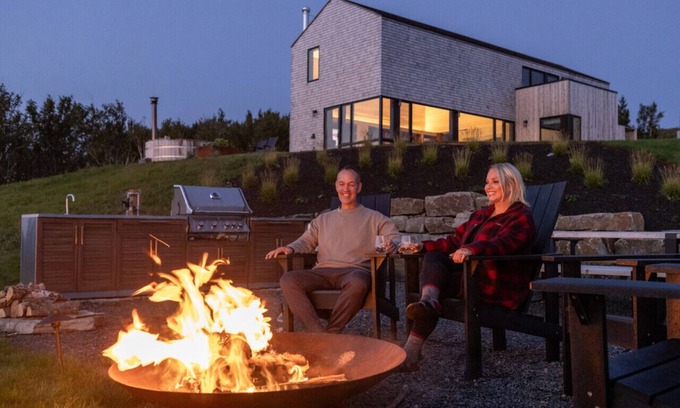 Inverness County Cottage | Birch - Luxury cottage with stunning views, hot tub, path to beach