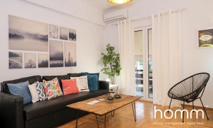 Pangrati Apartment | Bohemian homm Flat in Pagkrati, Spirou Merkouri st