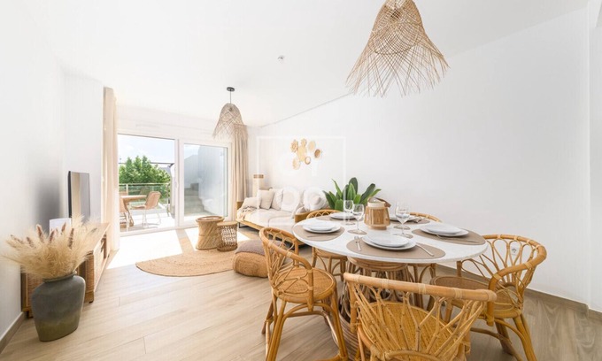 Pilar de la Horadada Apartment | Boho Breeze Penthouse - Rooftop bliss near beach and golf - By Oyoostays