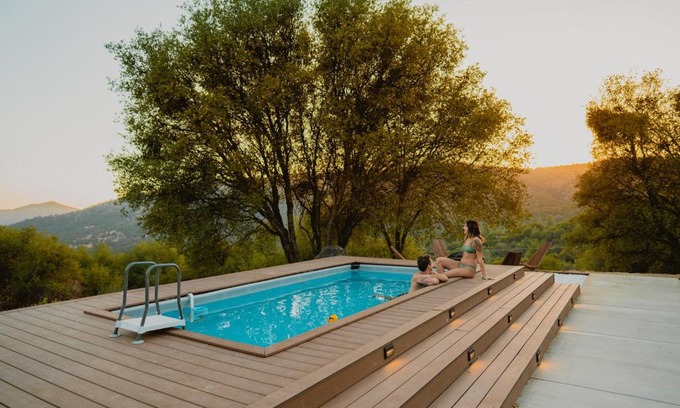 Ahwahnee House | Boho chic oasis by Casa Oso with pool, spa and views