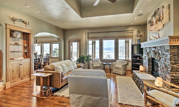 Bozeman House | Bozeman Getaway on the Prairie with Patio and Grill
