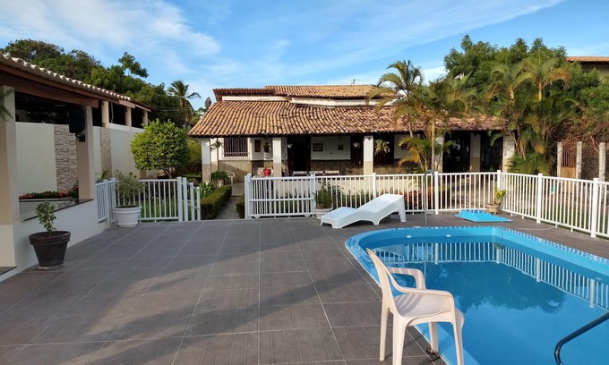 Aruanda House | House in farmhouse with all structure of leisure and comfort