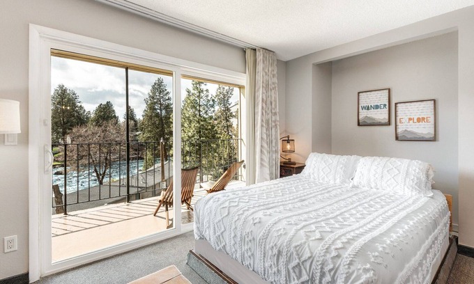 Old Bend Condo | "Brews and Views " River View Condo- Edge of Downtown