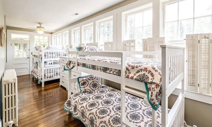 Tazewell House | Bright Hopkins Room at historic Litz Mansion, Tazewell VA