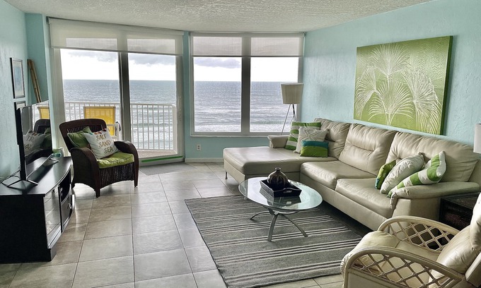 Daytona Beach Shores Condo | Bright Updated Vacation Feel at 502 Shores Club Oceanfront
