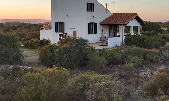 Calasetta House | Bright Villa in a green oasis with sea view