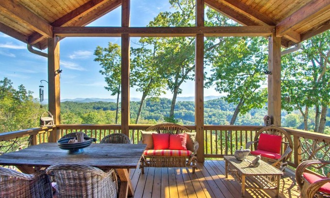 Whittier Apartment | Bryson City Condo with Spectacular Views and Amenities