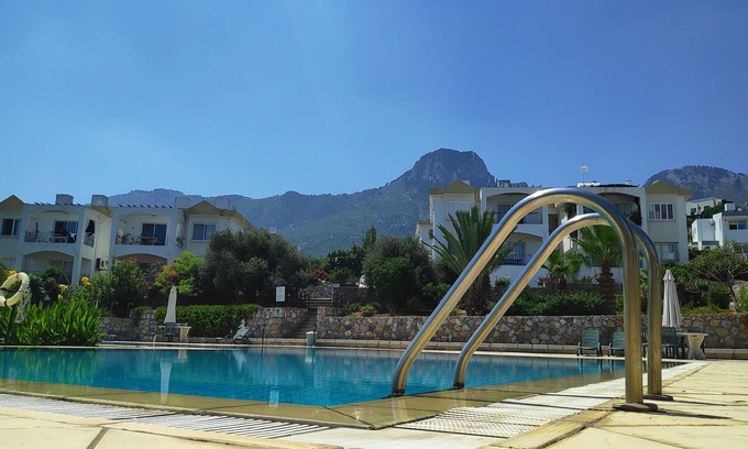 Catalkoy House | Bufavento village home mountain and sea view with a big commnual swimming pool.