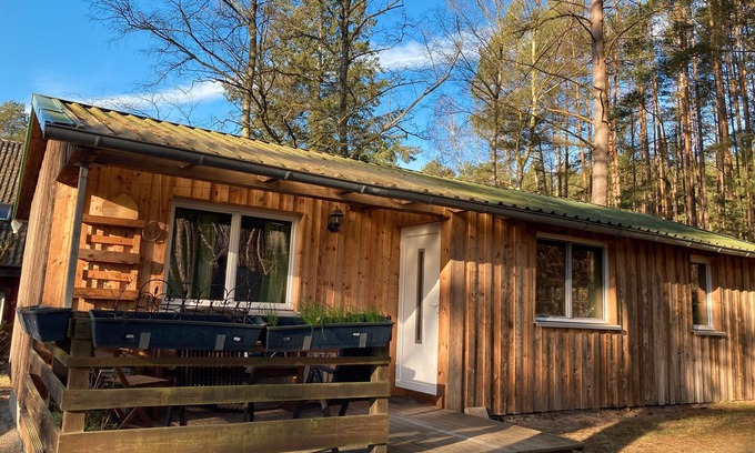 Wurlgrund House | Bungalow '-Waldgrün-' with Private Terrace and Shared Garden