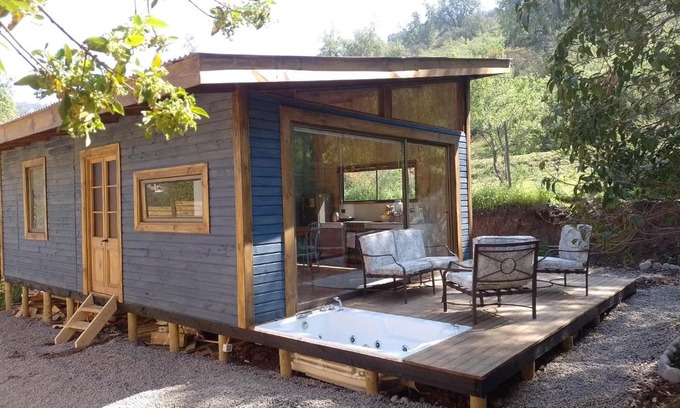 Melocoton Ski Chalet | Cabaña con Jacuzzi y Piscina Cajón del Maipo