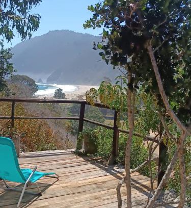 Quintay House | Cabaña con Vista al mar Playa grande Quintay