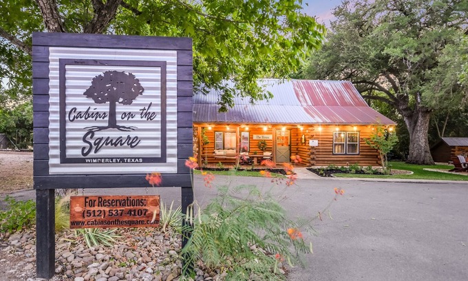Wimberley Cabin | Cabins on the Square in the heart of Downtown Wimberley on Cypress Creek