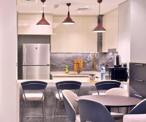 Business Bay Apartment | CaiCai Homes 1 BHK Nobles Tower Business Bay 5 min Drive to Dubai Mall