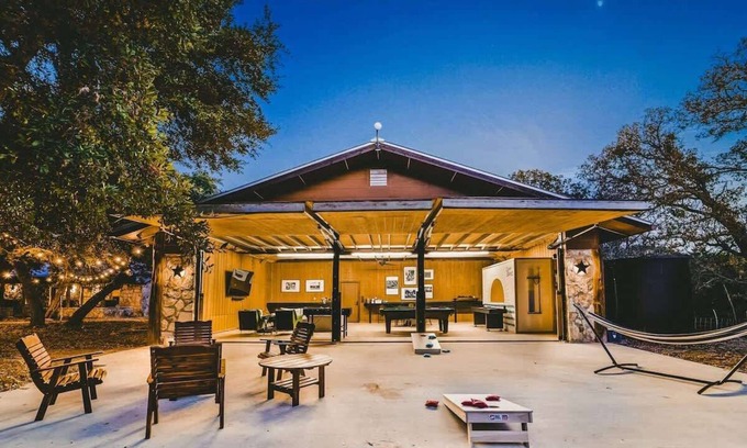 Blanco House | Camp Blanco | 18-Acre Ranch + Game Barn